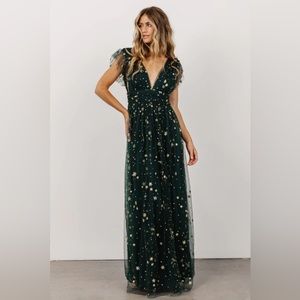 Baltic Born Nova Emerald Embellished Floor Length Dress- NWT 2XL Sold Out Online